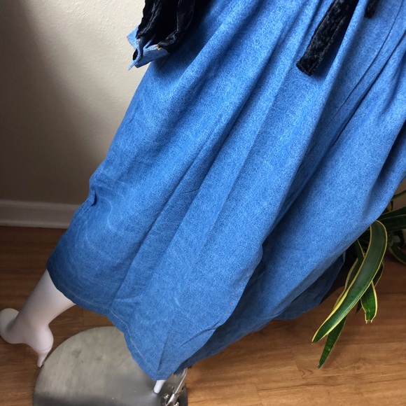 NWT Denim suede Dress Plus Size - Picture 9 of 10